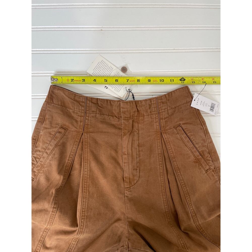 Joie Brown High-Waist Tapered Pants - Picture 5 of 7